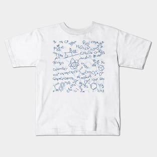 Chemistry Atoms, Shapes, Reactions and Structures Kids T-Shirt